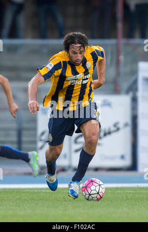 Verona, Italien. 22. August 2015. Luca Toni (Hellas) Fußball: Italienische "Serie A" match zwischen Hellas Verona 1-1 AS Roma im Stadio Marc'Antonio Bentegodi in Verona, Italien. © Maurizio Borsari/AFLO/Alamy Live-Nachrichten Stockfoto