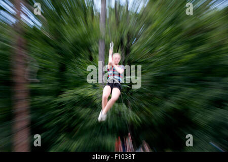 TREE CLIMBING Stockfoto