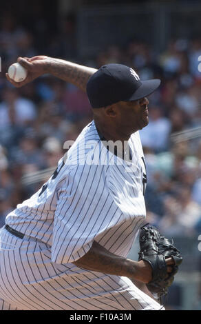 New York, USA. 23. August 2015. New York, New York, USA. 23. August 2015. Yankees' CC SABATHIA im 1. Inning, NY Yankees vs. Cleveland Indians, Yankee Stadium, Sonntag, 23. August 2015. © Bryan Smith/ZUMA Draht/Alamy Live News Bildnachweis: ZUMA Press, Inc./Alamy Live News Stockfoto