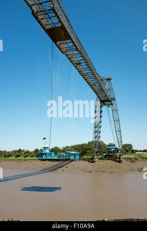 Die Schwebefähre Newport South Wales Stockfoto