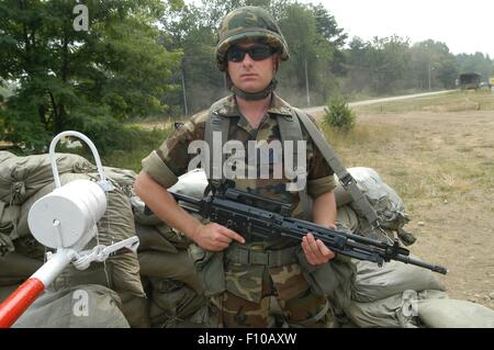 Schnelleingreiftruppe der NATO, italienische Kontingent der Unterstützungsgruppe Stockfoto