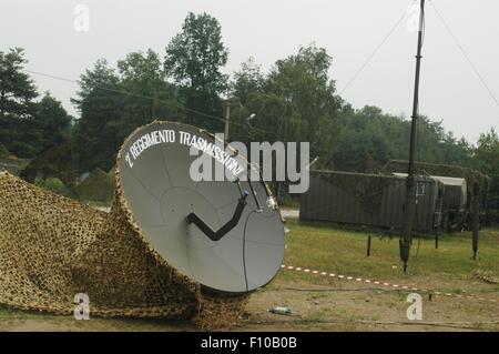 Schnelleingreiftruppe der NATO, italienische Kontingent der Unterstützungsgruppe Stockfoto