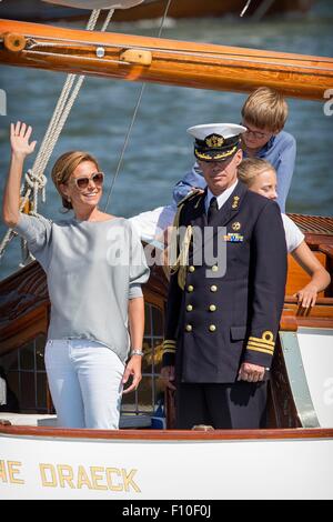 Amsterdam, Niederlande. 23. August 2015. Prinzessin Marilene Sail 2015 in Amsterdam, die Niederlande, 23. August 2015. Foto: Patrick van Katwijk / POINT DE VUE OUT - NO WIRE SERVICE-/ Dpa/Alamy Live News Stockfoto