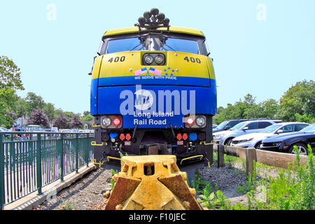 Long Island Railroad Motor Greenport Long Island New York Stockfoto