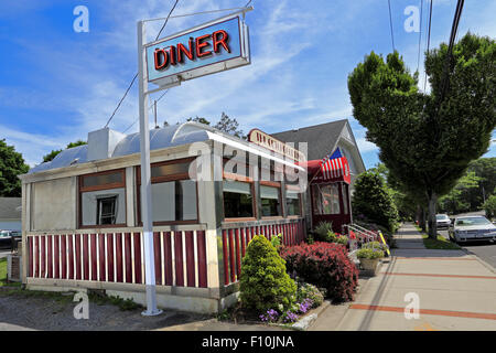 Altmodische Diner Long Island New York Stockfoto