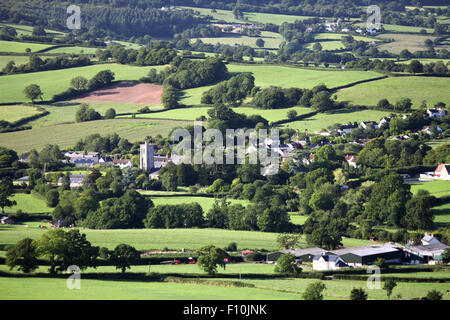 Ansicht von Stockton East Devon England aus dem Süden Stockfoto