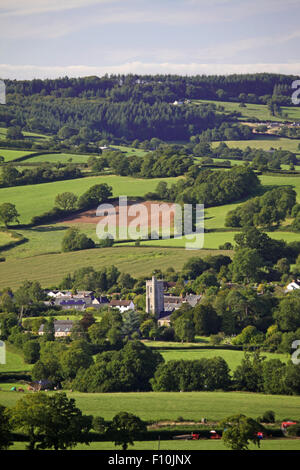 Ansicht von Stockton East Devon England aus dem Süden Stockfoto