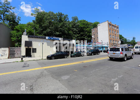 City-Linie Broadway at Caryl Ave Bronx und Yonkers New York Stockfoto