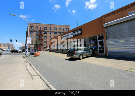 City-Linie Broadway at Caryl Ave Bronx und Yonkers New York Stockfoto