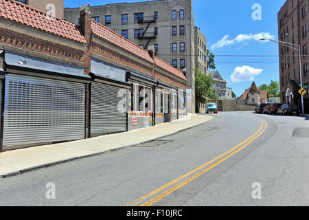 City-Linie Broadway at Caryl Ave Bronx und Yonkers New York Stockfoto