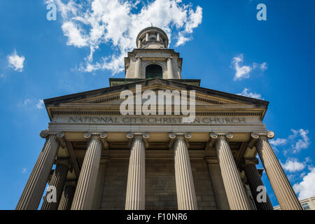 Die National City christliche Kirche, Thomas Circle, in Washington, DC. Stockfoto
