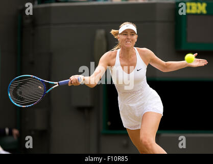 Maria Sharapova (RUS), Wimbledon Championships 2015, London, England. Stockfoto