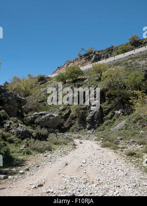 Imbros-Schlucht, Kreta, Griechenland. Stockfoto