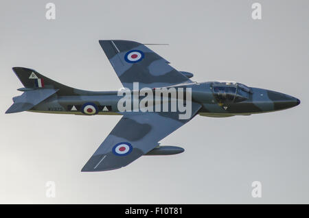 Hawker Hunter Vintage Jet Jagdflugzeug WV372, zivil registriert als G-BXFI Stockfoto