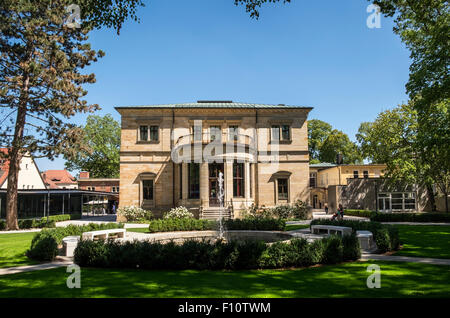 Villa Wahnfried - Heimat des Komponisten Richard Wagner in der Stadt Bayreuth, Deutschland.  Heute ein Museum. Stockfoto