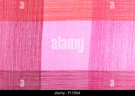 Textur des hellen roten Kissen hautnah Stockfoto