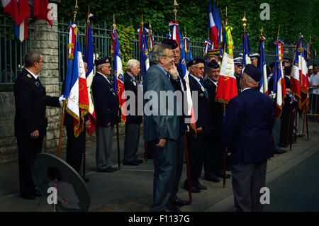 14. Juli-Parade in Bourges, Frankreich Stockfoto