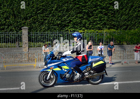 14. Juli-Parade in Bourges, Frankreich Stockfoto