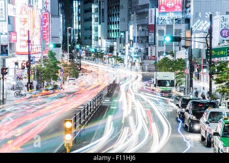 Ampeln von Shinjuku, Shinjuku-Ku, Tokyo, Japan Stockfoto