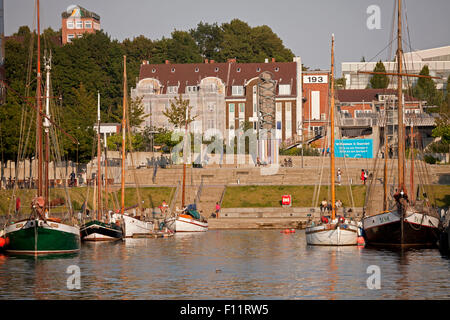 Germania-Hafen in Kiel, Schleswig-Holstein, Deutschland Stockfoto