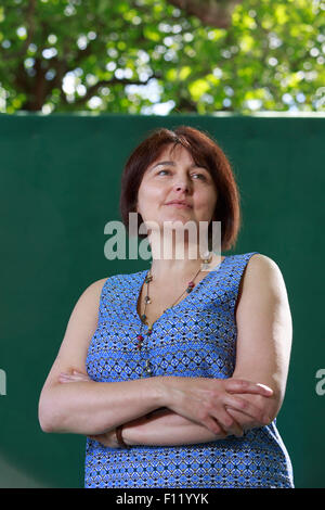 Edinburgh. VEREINIGTES KÖNIGREICH. 25. August. Edinburgh International Book Festival. Tag 11 Edinburgh International Book Festival findet statt in Charlotte Square Gardens. Abgebildete Karen Campbell. © © Kredit: Pako Mera/Alamy Live-Nachrichten Stockfoto