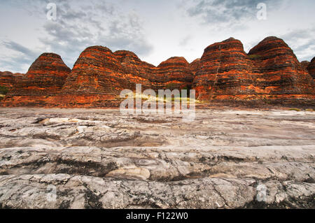 Bienenstock-Domes der Piccaninny Gorge im Purnululu National Park. Stockfoto