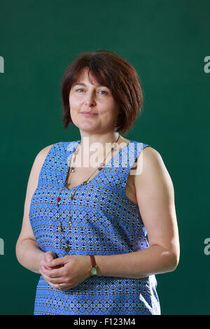 Edinburgh. VEREINIGTES KÖNIGREICH. 25. August. Edinburgh International Book Festival. Tag 11 Edinburgh International Book Festival findet statt in Charlotte Square Gardens. Abgebildete Karen Campbell. © © Kredit: Pako Mera/Alamy Live-Nachrichten Stockfoto