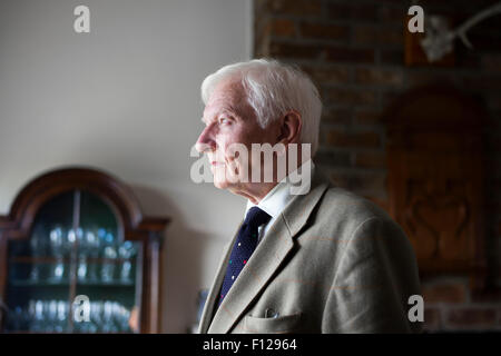 Harvey Proctor, der ehemalige konservative Wartungstafel, in seinem Haus in Rutland, UK Stockfoto