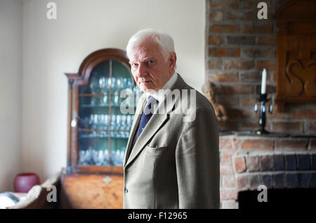 Harvey Proctor, der ehemalige konservative Wartungstafel, in seinem Haus in Rutland, UK Stockfoto