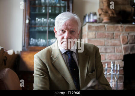 Harvey Proctor, der ehemalige konservative Wartungstafel, in seinem Haus in Rutland, UK Stockfoto