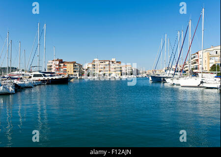 Le Cap d ' Agde Marina, Herault, Languedoc Roussillon, Frankreich Stockfoto