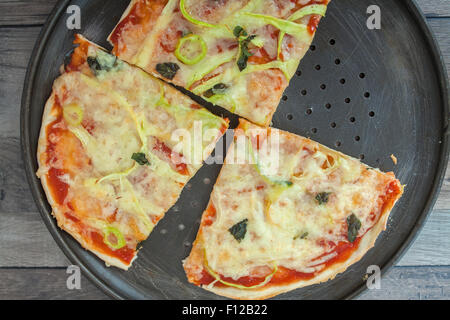 Pizzastück Stockfoto