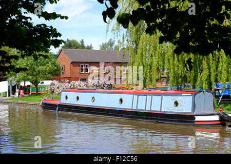 Trent und Mersey Kanal Anderton Lift, Cheshire Stockfoto