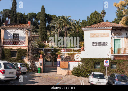 Ortschaften Botanischer Garten. Blanes. Noucentisme. Stockfoto