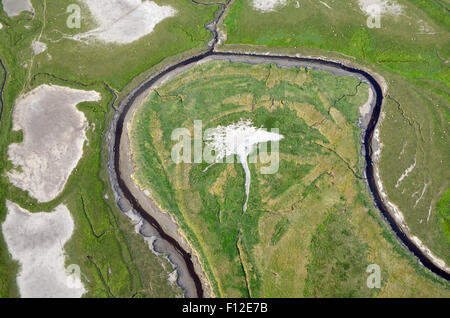 Dee Estuary März land Stockfoto