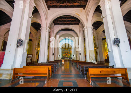 Kathedrale von Panama, Sal Felipe alten Viertel, UNESCO-Weltkulturerbe, Panama City, Panama, Mittelamerika Stockfoto