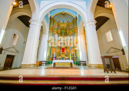 Kathedrale von Panama, Sal Felipe alten Viertel, UNESCO-Weltkulturerbe, Panama City, Panama, Mittelamerika Stockfoto