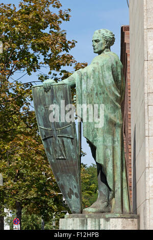 Statue, Bahnhof Zoo, Berlin, Deutschland Stockfoto