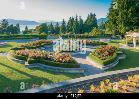 Der Rosengarten, Universität von BC, Vancouver, Britisch-Kolumbien, Kanada Stockfoto