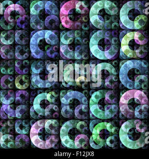 Abstract leistungsfähige Hintergrund Muster Stockfoto