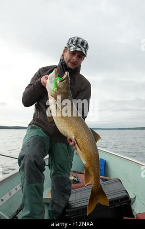 Namur Lake Lodge, Northern Alberta, Stockfoto