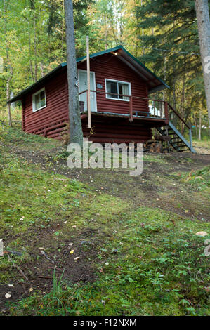 Namur Lake Lodge, Northern Alberta, Stockfoto