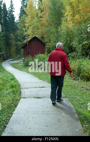 Namur Lake Lodge, Northern Alberta, Stockfoto