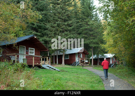 Namur Lake Lodge, Northern Alberta, Stockfoto