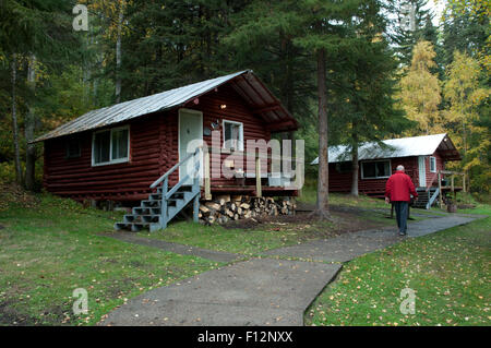 Namur Lake Lodge, Northern Alberta, Stockfoto