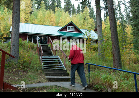 Namur Lake Lodge, Northern Alberta, Stockfoto