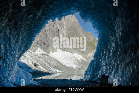 Foster See, Strathcona Provincial Park, Britisch-Kolumbien, Kanada Stockfoto