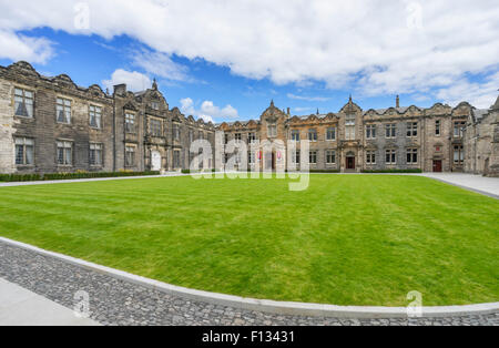 Viereck der St Salvators College, University of St Andrews, St Andrews, Fife, Schottland Stockfoto