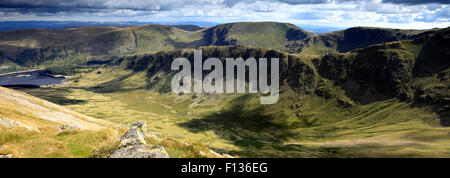 Sommer, Riggindale-Tal in der Nähe von Haweswater Stausee, Lake District National Park, Cumbria, England, UK Stockfoto