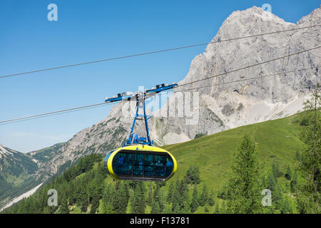 Dachstein Gletscher-Seilbahn, Österreich Stockfoto